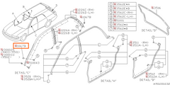 Subaru OEM Weather Strip Grommet Subaru WRX / STI 2002-2007 | 62731FA000