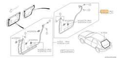 Subaru OEM Weather Stripping - Lower Rear Right (02-07 WRX Wagon) | 63512FE000