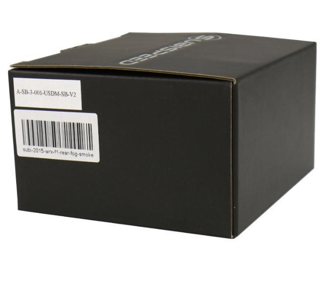 SubiSpeed USDM F1 Style Rear Fog Light Dark Smoke Subaru WRX / STI 2015-2021 | SBSSS15WRXF1-SM