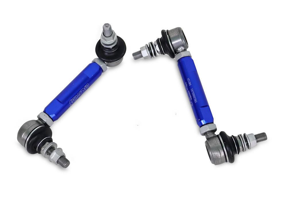 SuperPro Rear HD Adjustable End Link Set (10mm Studs 140mm-185mm Length) Nissan GT-R 2009-2021 | TRC1085