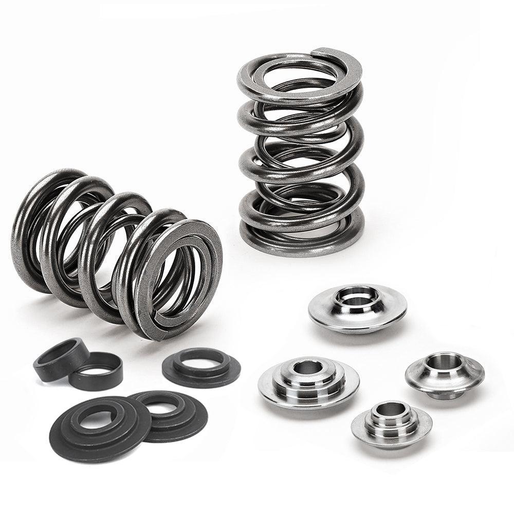 Supertech Dual Valve Spring Kit w/ Titanium Retainers Nissan Skyline RB25 DOHC w/Solid Lifters | SPRK-TS1015-RB25