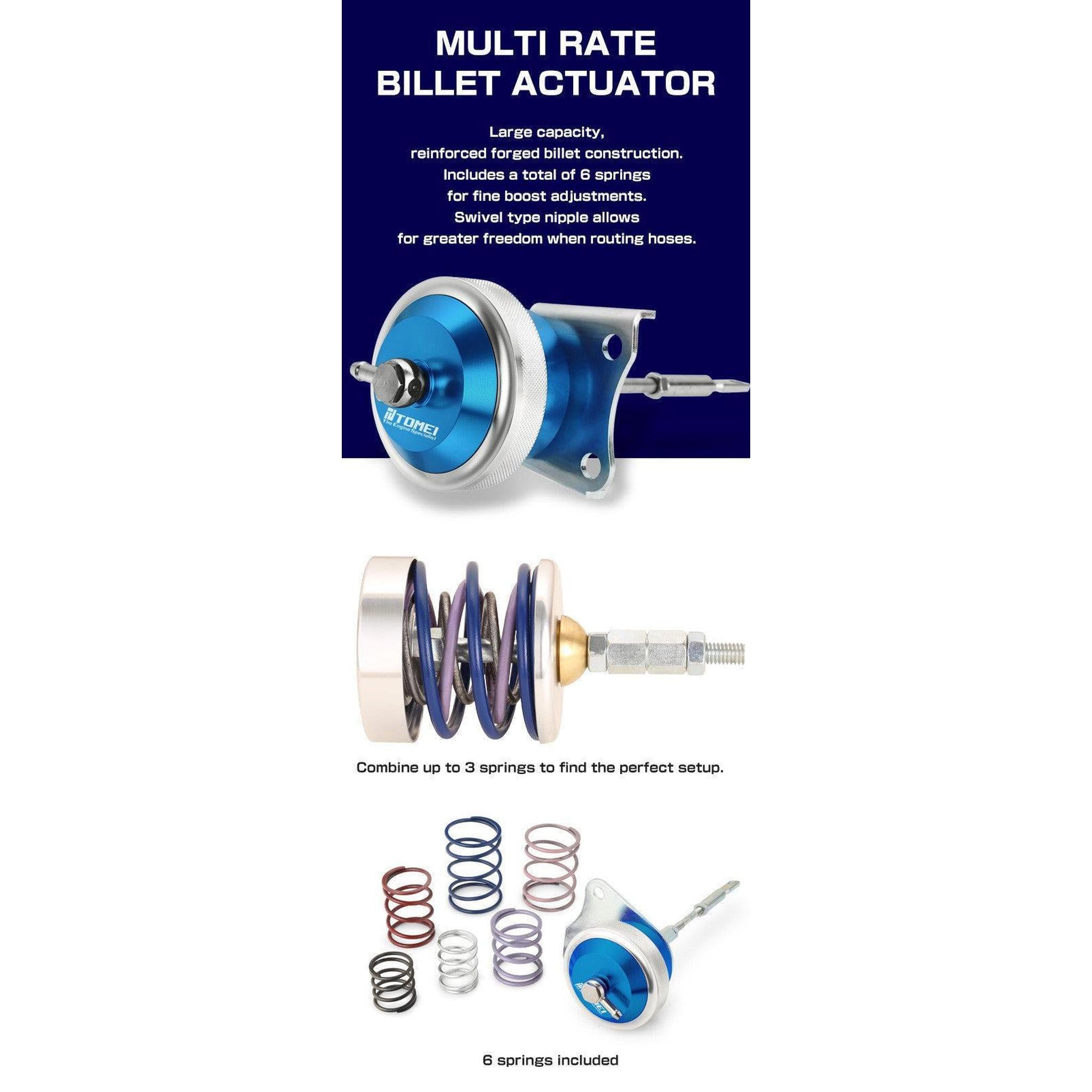 Tomei Ball Bearing BX B/B Turbocharger Kit Arms BX8265 EJ Single Scroll | TB403A-SB01C