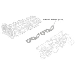 Tomei Exhaust Manifold Gasket Set Nissan Skyline GT-R 32 / 33 /34 with RB26DETT | TA4060-NS05A