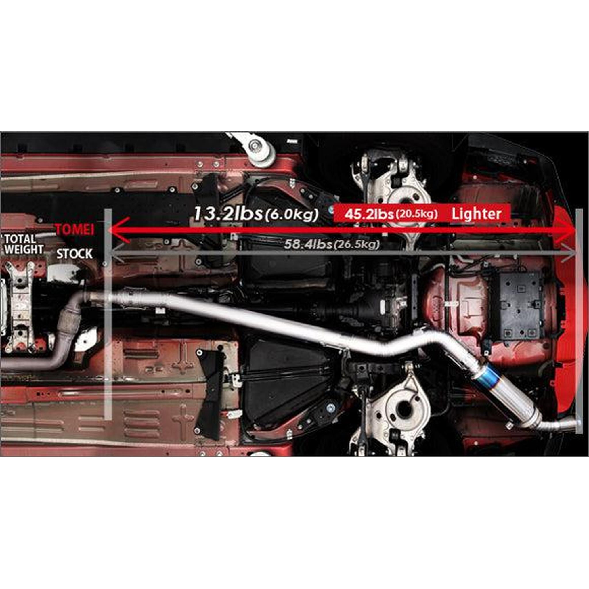 Tomei Expreme Ti Cat-Back Exhaust Ford Mustang Ecoboost 2015+ | TB6090-FR01A