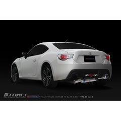 Tomei Expreme Ti Type-80 V2 Titanium Cat Back Exhaust Subaru BRZ / Scion FR-S / Toyota 86 2017-2026 | TB6090-SB05A