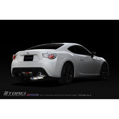 Tomei Expreme Ti Type-80 V2 Titanium Cat Back Exhaust Subaru BRZ / Scion FR-S / Toyota 86 2017-2026 | TB6090-SB05A