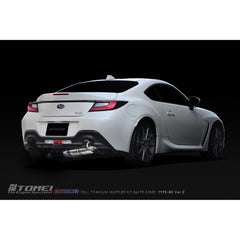 Tomei Expreme Ti Type-80 V2 Titanium Cat Back Exhaust Subaru BRZ / Scion FR-S / Toyota 86 2017-2026 | TB6090-SB05A
