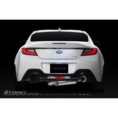 Tomei Expreme Ti Type-80 V2 Titanium Cat Back Exhaust Subaru BRZ / Scion FR-S / Toyota 86 2017-2026 | TB6090-SB05A