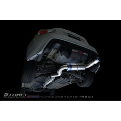Tomei Expreme Ti Type-80 V2 Titanium Cat Back Exhaust Subaru BRZ / Scion FR-S / Toyota 86 2017-2026 | TB6090-SB05A