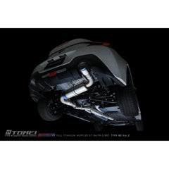 Tomei Expreme Ti Type-80 V2 Titanium Cat Back Exhaust Subaru BRZ / Scion FR-S / Toyota 86 2017-2026 | TB6090-SB05A