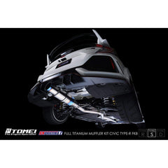 Tomei Full Titanium Cat Back Exhaust "Type-S" Honda Civic Type-R 2017-2021 | TB6090-HN06B