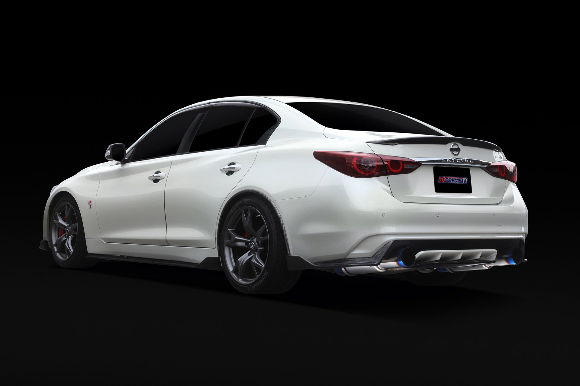 Tomei Full Titanium Expreme Dual Type D Cat Back Exhaust Infiniti Q50 2016-2024 | TB6090-NS21E