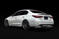 Tomei Full Titanium Expreme Dual Type D Cat Back Exhaust Infiniti Q50 2016-2024 | TB6090-NS21E