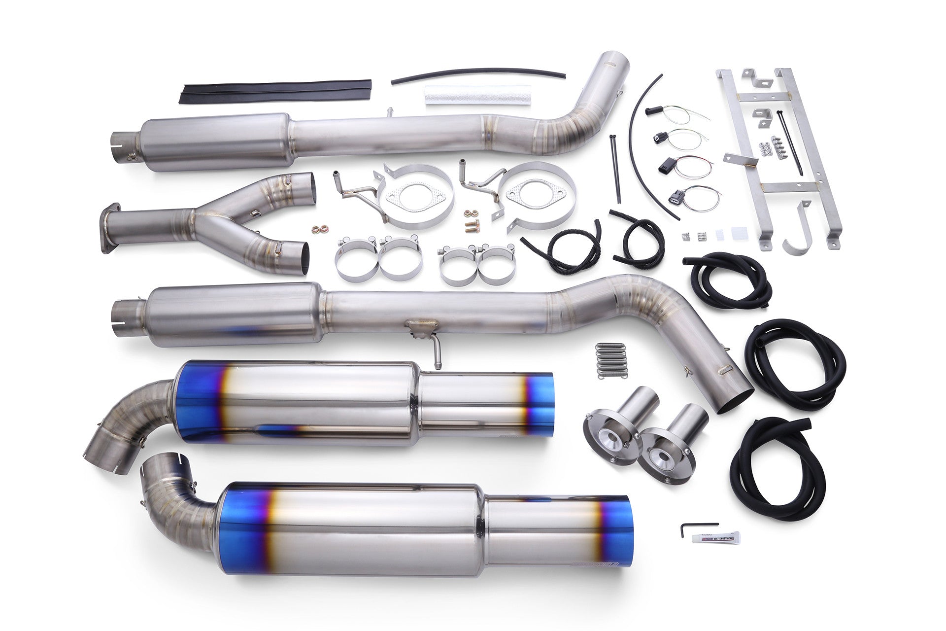 Tomei Full Titanium Expreme Dual Type D Cat Back Exhaust Infiniti Q50 2016-2024 | TB6090-NS21E