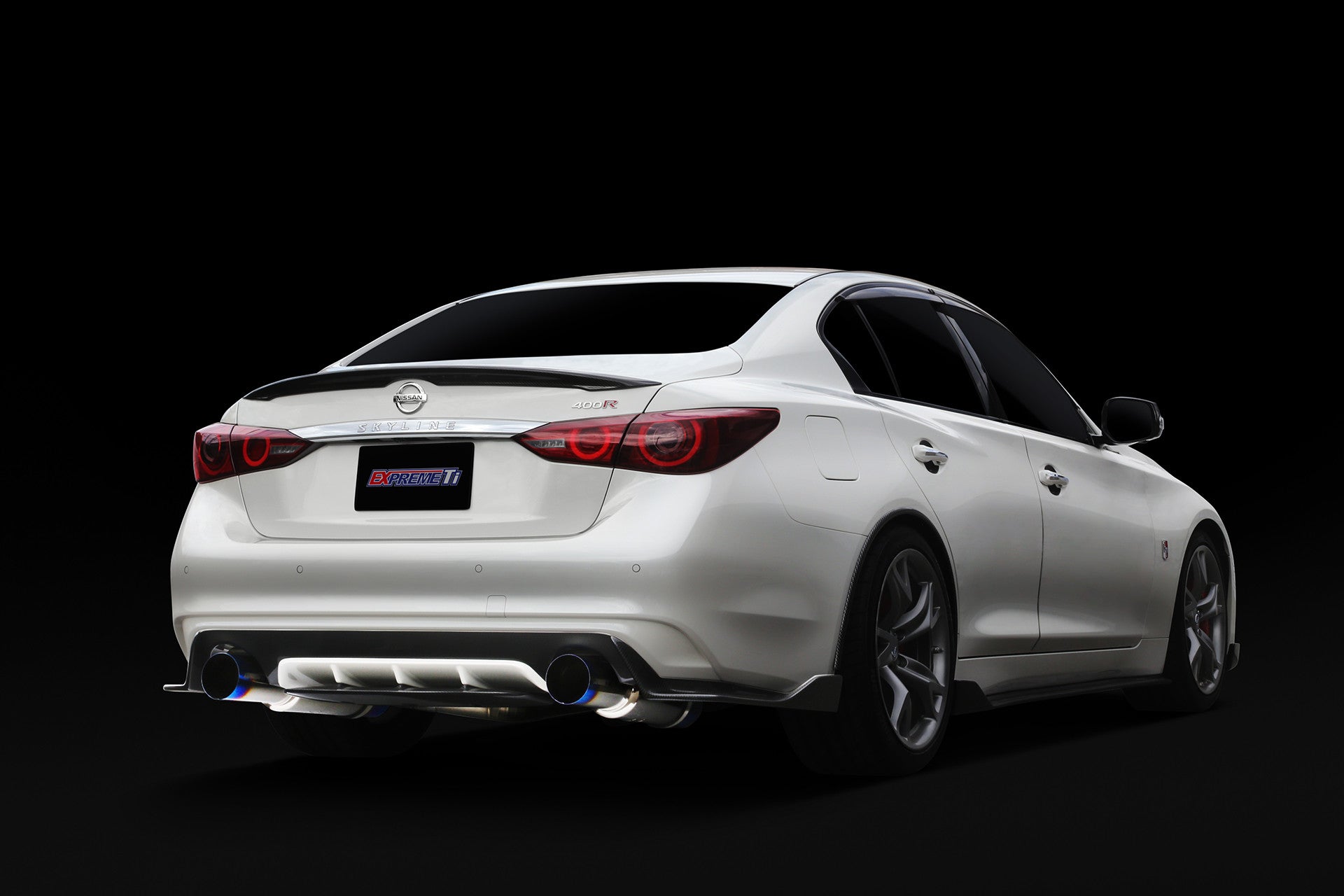 Tomei Full Titanium Expreme Dual Type D Cat Back Exhaust Infiniti Q50 2016-2024 | TB6090-NS21E