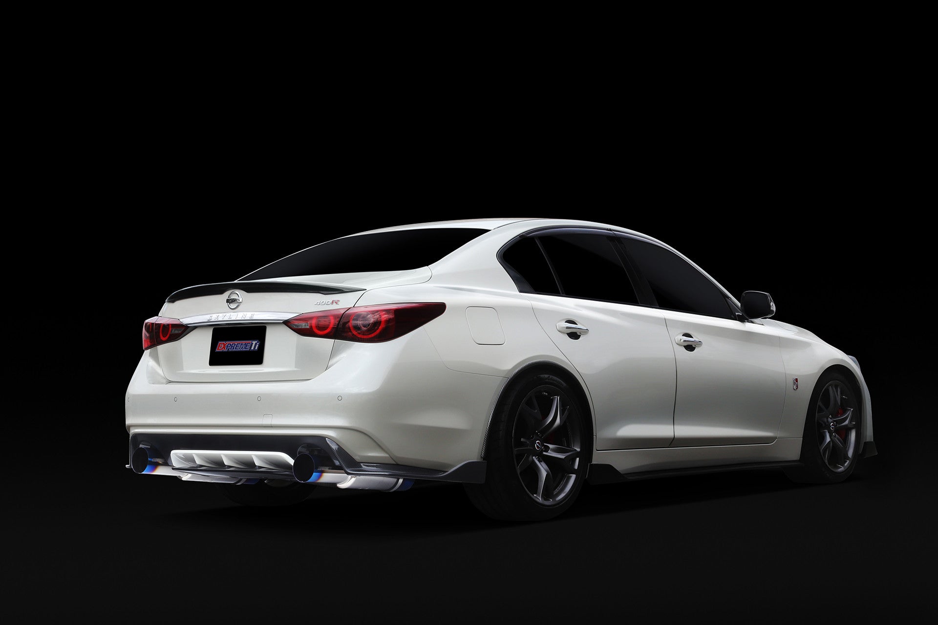 Tomei Full Titanium Expreme Dual Type D Cat Back Exhaust Infiniti Q50 2016-2024 | TB6090-NS21E