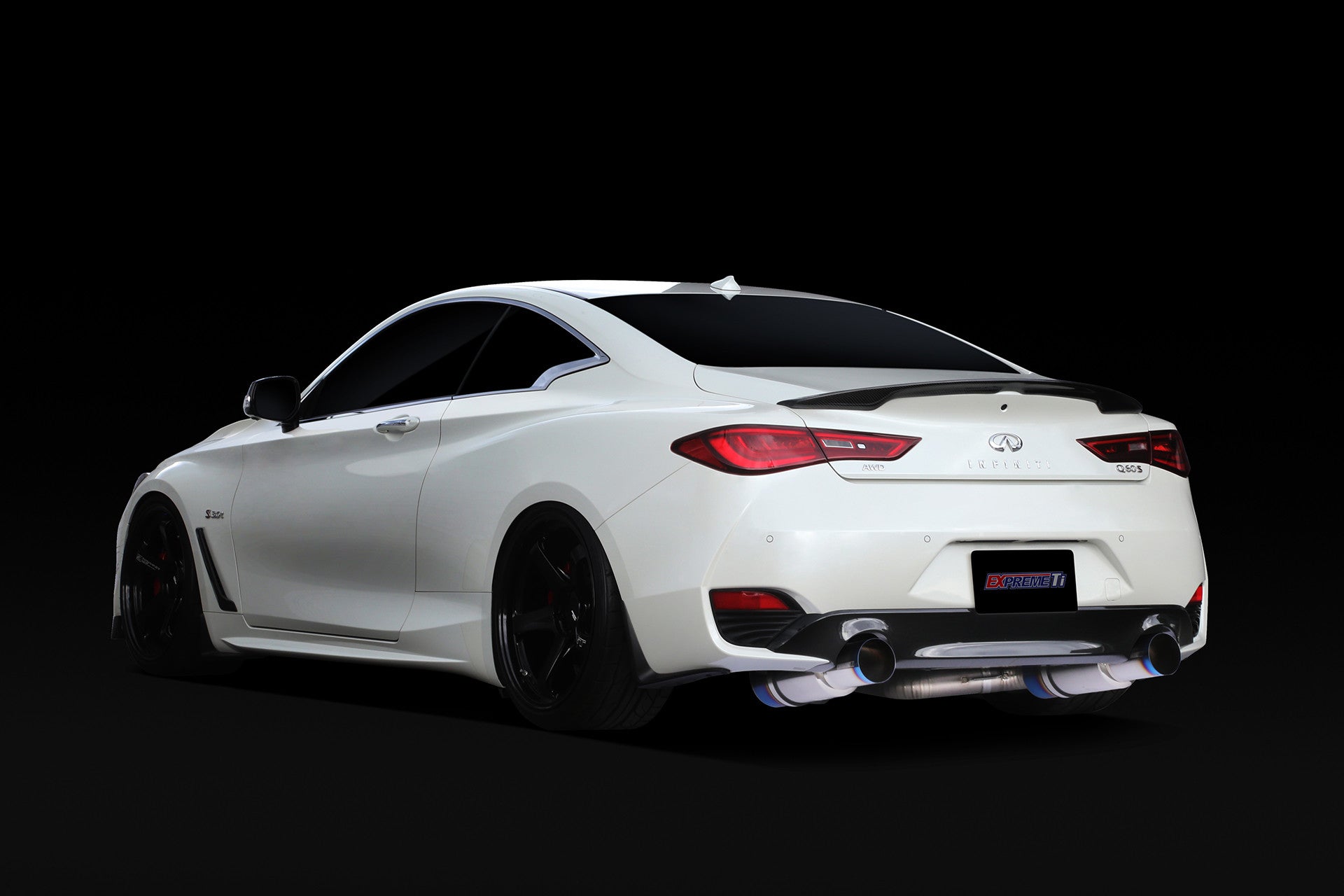 Tomei Full Titanium Expreme Dual Type D Cat Back Exhaust Infiniti Q60 2017-2022 | TB6090-NS21F