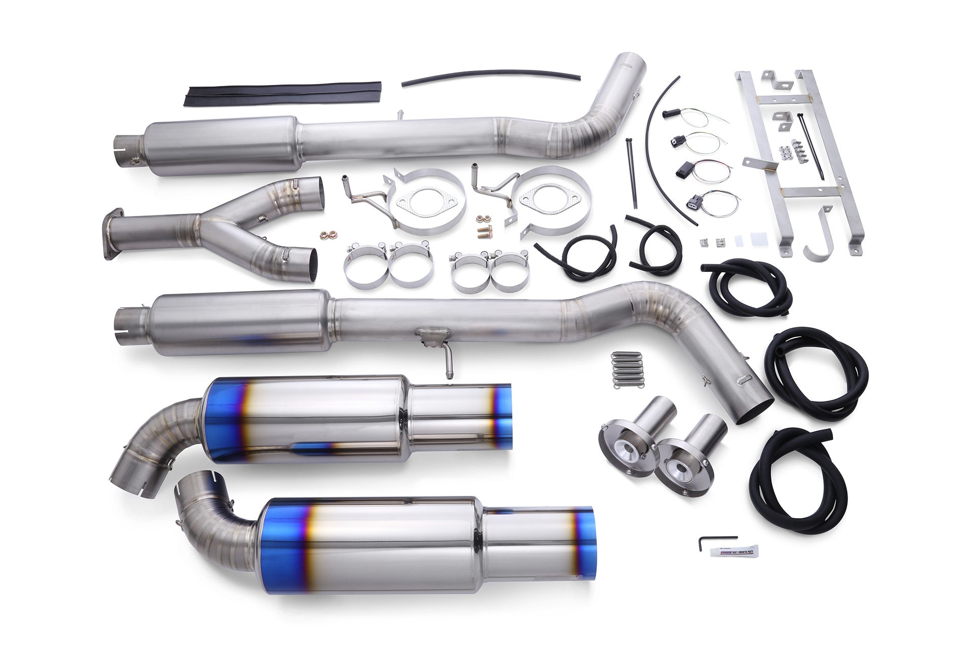Tomei Full Titanium Expreme Dual Type D Cat Back Exhaust Infiniti Q60 2017-2022 | TB6090-NS21F