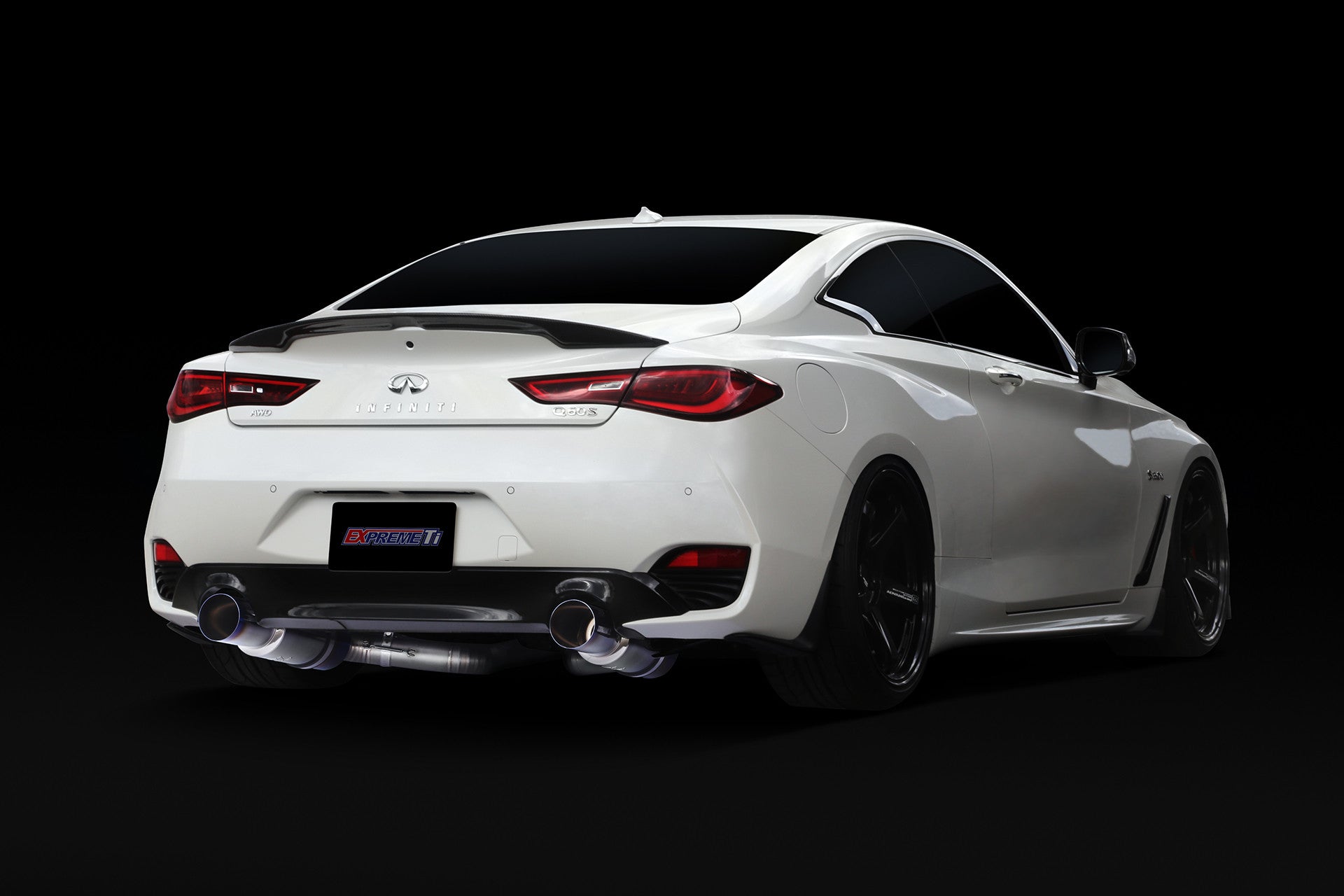 Tomei Full Titanium Expreme Dual Type D Cat Back Exhaust Infiniti Q60 2017-2022 | TB6090-NS21F