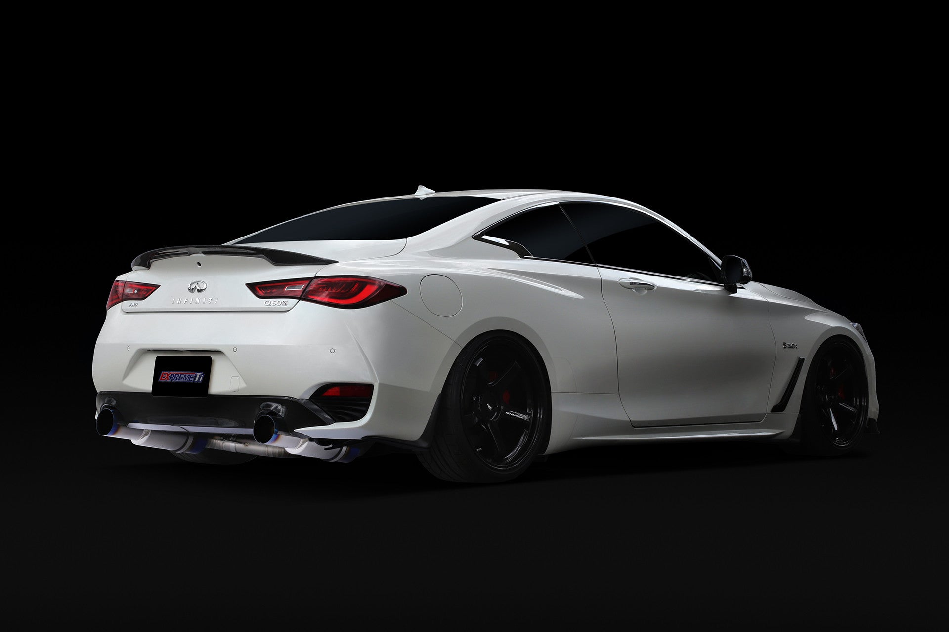 Tomei Full Titanium Expreme Dual Type D Cat Back Exhaust Infiniti Q60 2017-2022 | TB6090-NS21F