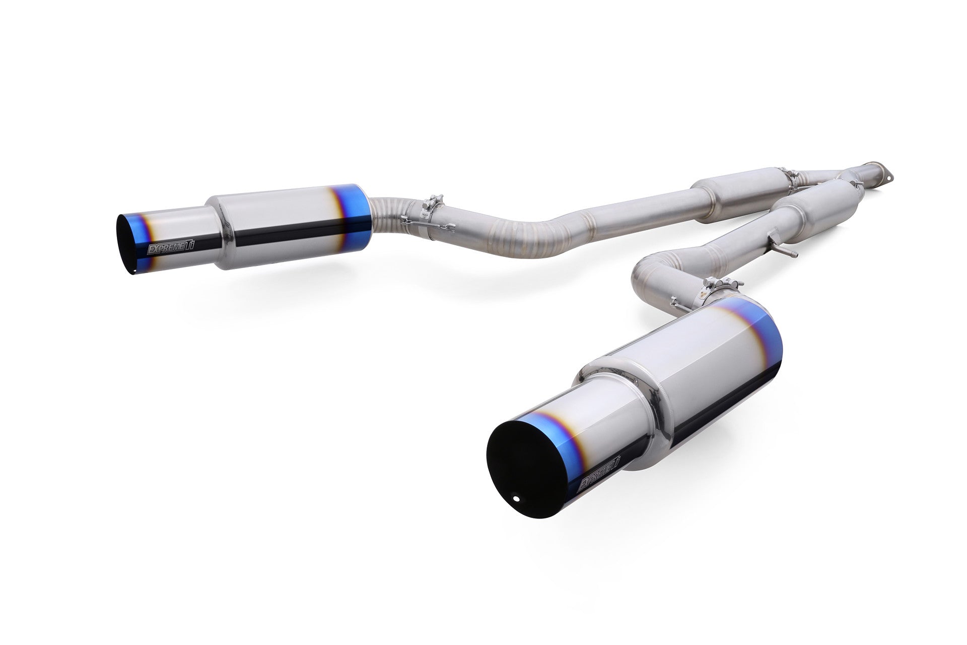 Tomei Full Titanium Expreme Dual Type D Cat Back Exhaust Infiniti Q60 2017-2022 | TB6090-NS21F