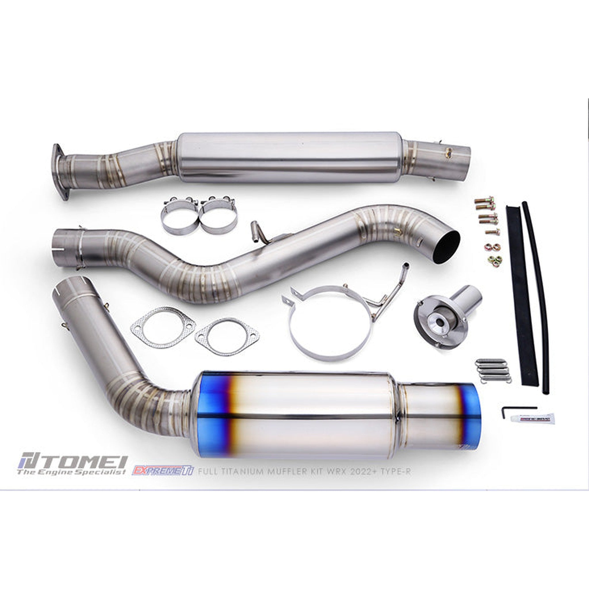 Tomei Full Titanium Muffler Kit Expreme Exhaust TI WRX 2022-2026 Type-R | TB6090-SB06A