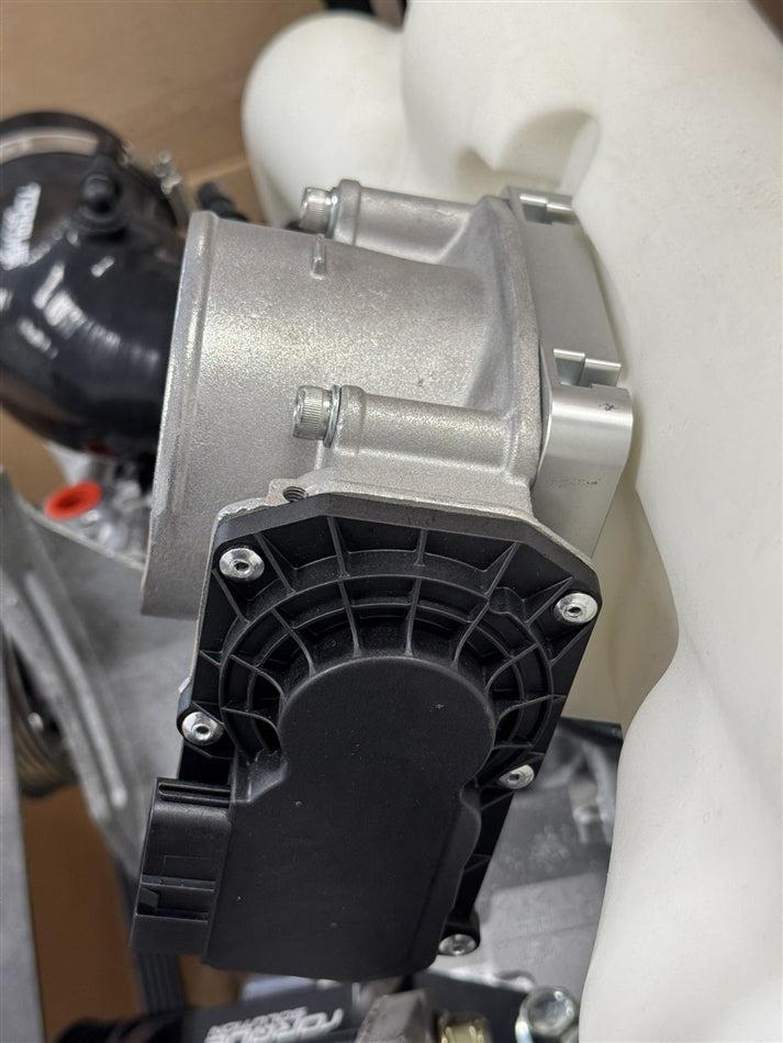 Torque Solution 06-21 Subaru STI / 08-14 Subaru WRX Big Bore 76mm Throttle Body Adapter - Silver | TS-SU-870O-S