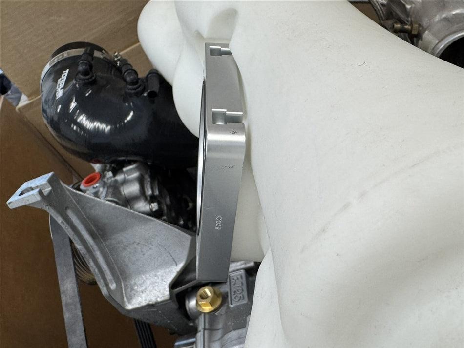 Torque Solution 06-21 Subaru STI / 08-14 Subaru WRX Big Bore 76mm Throttle Body Adapter - Silver | TS-SU-870O-S