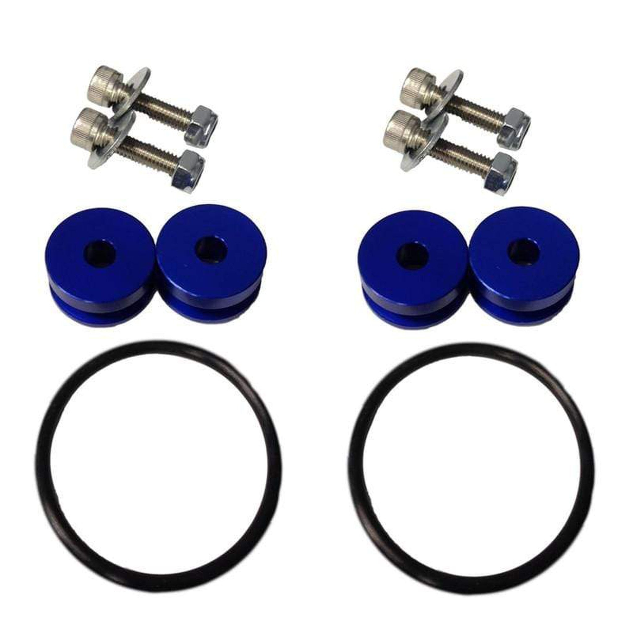 Torque Solution Billet Bumper Quick Release Kit Blue | TS-UNI-026BL