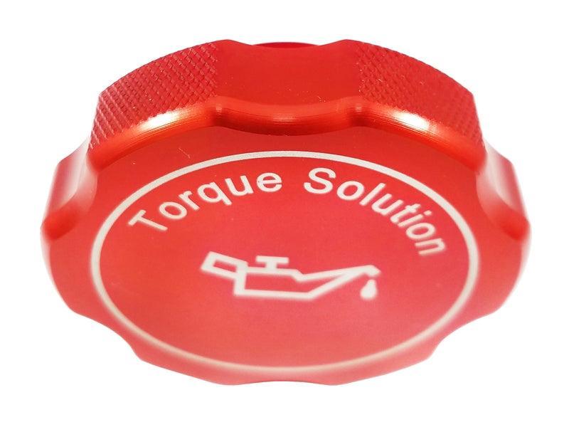 Torque Solution Billet Oil Cap Subaru WRX / STI / Forester / BRZ / FR-S Red | TS-SU-313RD