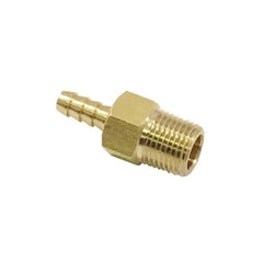 Torque Solution Brass 1/8 in NPT Fitting Universal Straight Barb | TS-NPT-18.SB