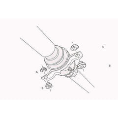 Torque Solution Driveshaft Center Support Bushings Subaru WRX / STI 2002-2026 | TS-SU-DSB