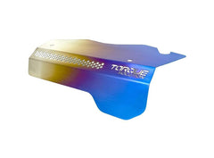 Torque Solution Engine Pulley Cover Titanium Burnt Purple/Blue Subaru WRX 2022-2026 | TS-SU-895