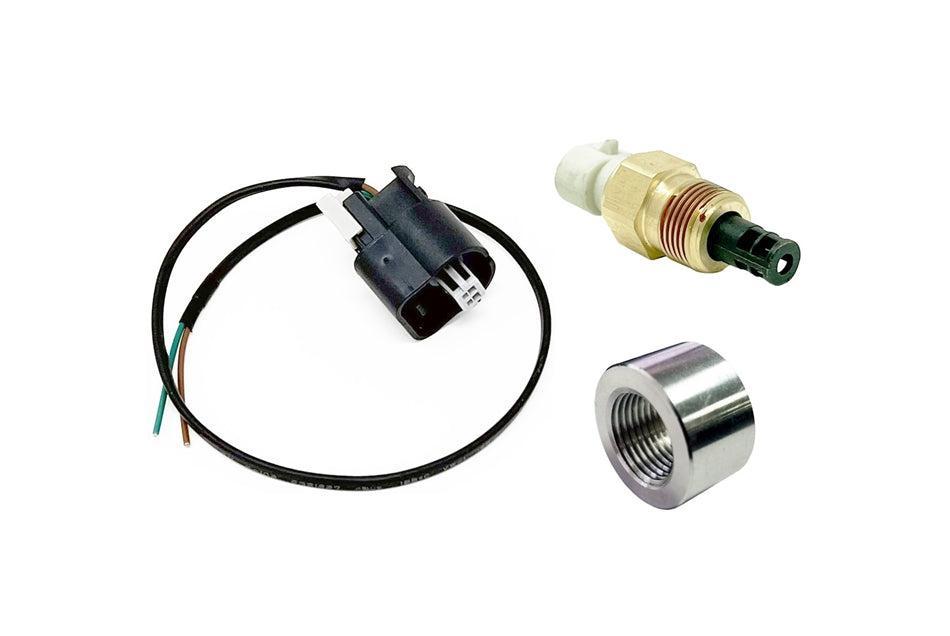Torque Solution Fast Response SD IAT Sensor Kit GM Style IAT Sensor w/ Pigtail & Stainless Weld Bung | TS-ES-IAT-GMPS