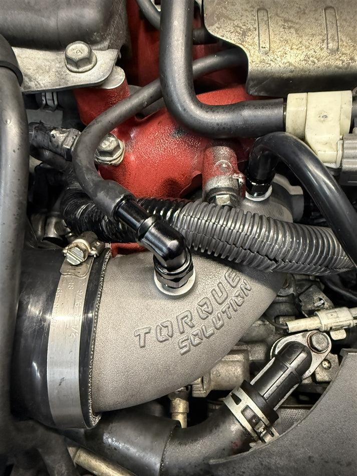 Torque Solution HD Cast Aluminum 3in Hard Turbo Inlet WRX / STI 2002-2021 | TS-SU-881-3