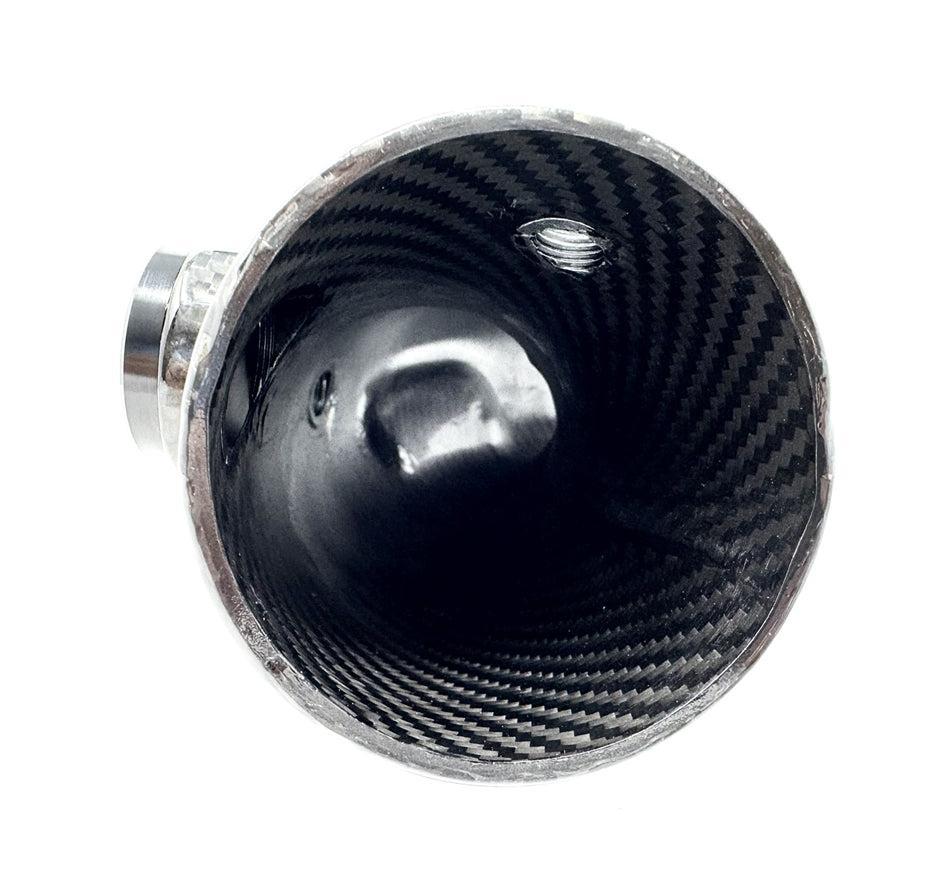 Torque Solution HD Hard Turbo Inlet Carbon Fiber OEM / 2.4" Subaru WRX 02-07 / STI 04-21 | TS-SU-881CF-O