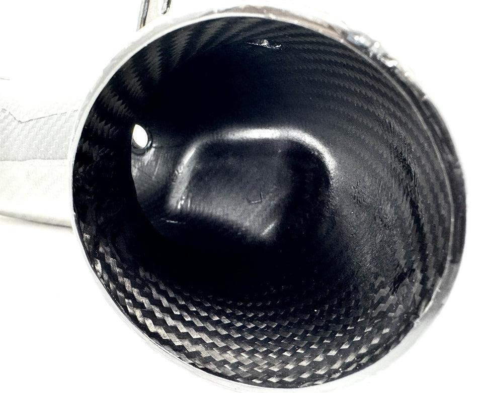 Torque Solution HD Hard Turbo Inlet Carbon Fiber OEM / 2.4" Subaru WRX 02-07 / STI 04-21 | TS-SU-881CF-O