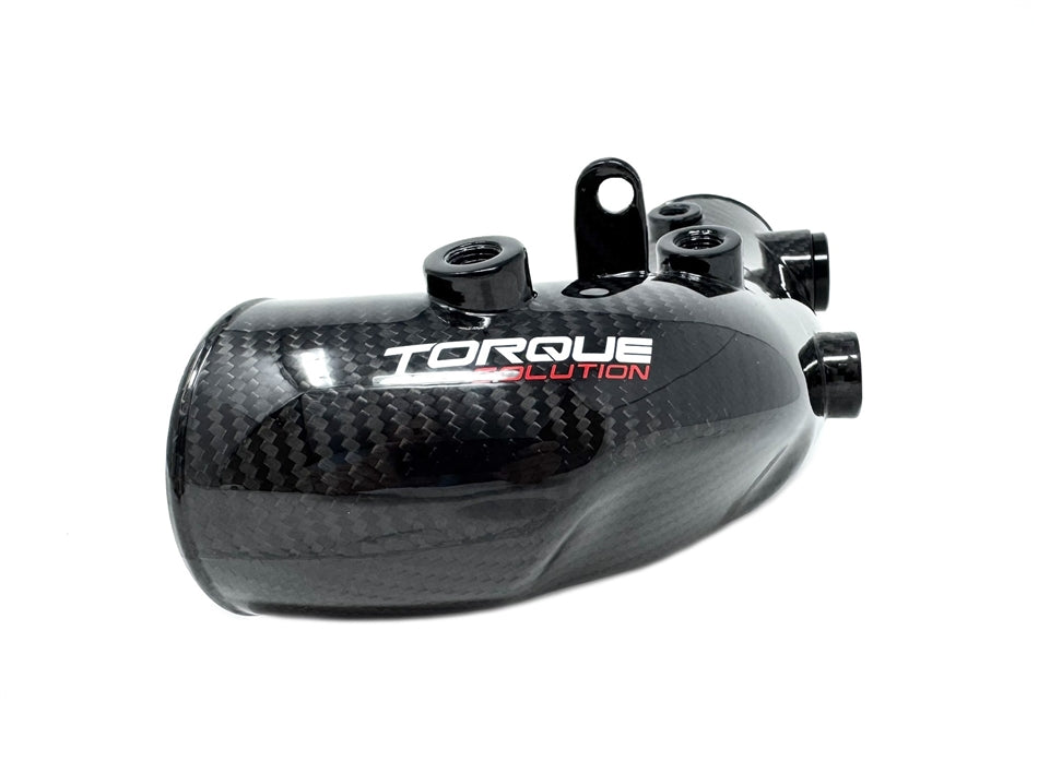 Torque Solution HD Hard Turbo Inlet Carbon Fiber OEM / 2.4" Subaru WRX 02-07 / STI 04-21 | TS-SU-881CF-O
