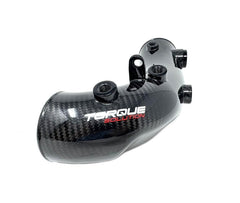 Torque Solution HD Hard Turbo Inlet Carbon Fiber OEM / 2.4" Subaru WRX 02-07 / STI 04-21 | TS-SU-881CF-O