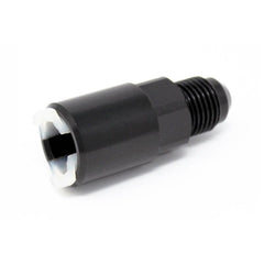 Torque Solution Push-On Quick Disconnect Adapter Fitting 3/8in SAE to -6AN Male Flare | TS-FTG-011