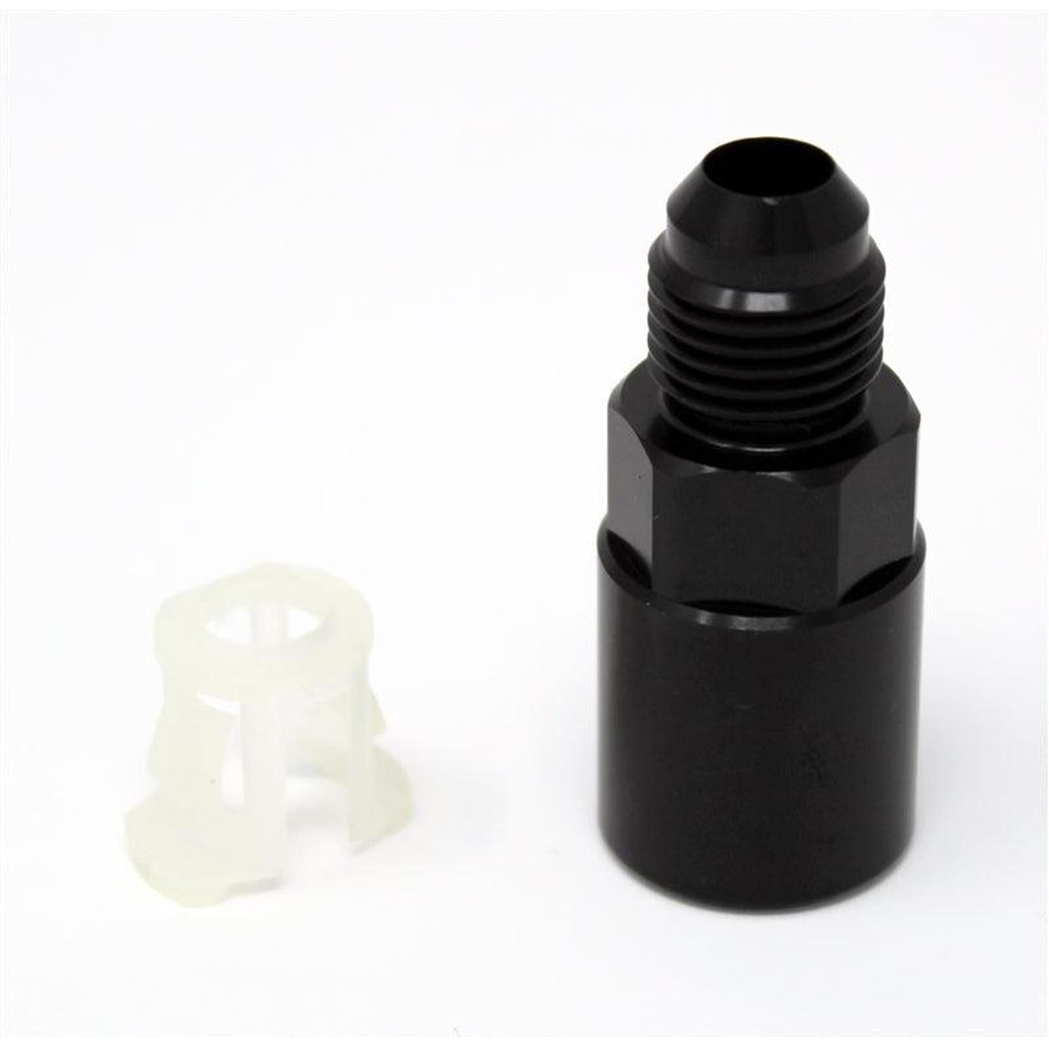 Torque Solution Push-On Quick Disconnect Adapter Fitting 5/16in SAE to -6AN Male Flare | TS-FTG-009