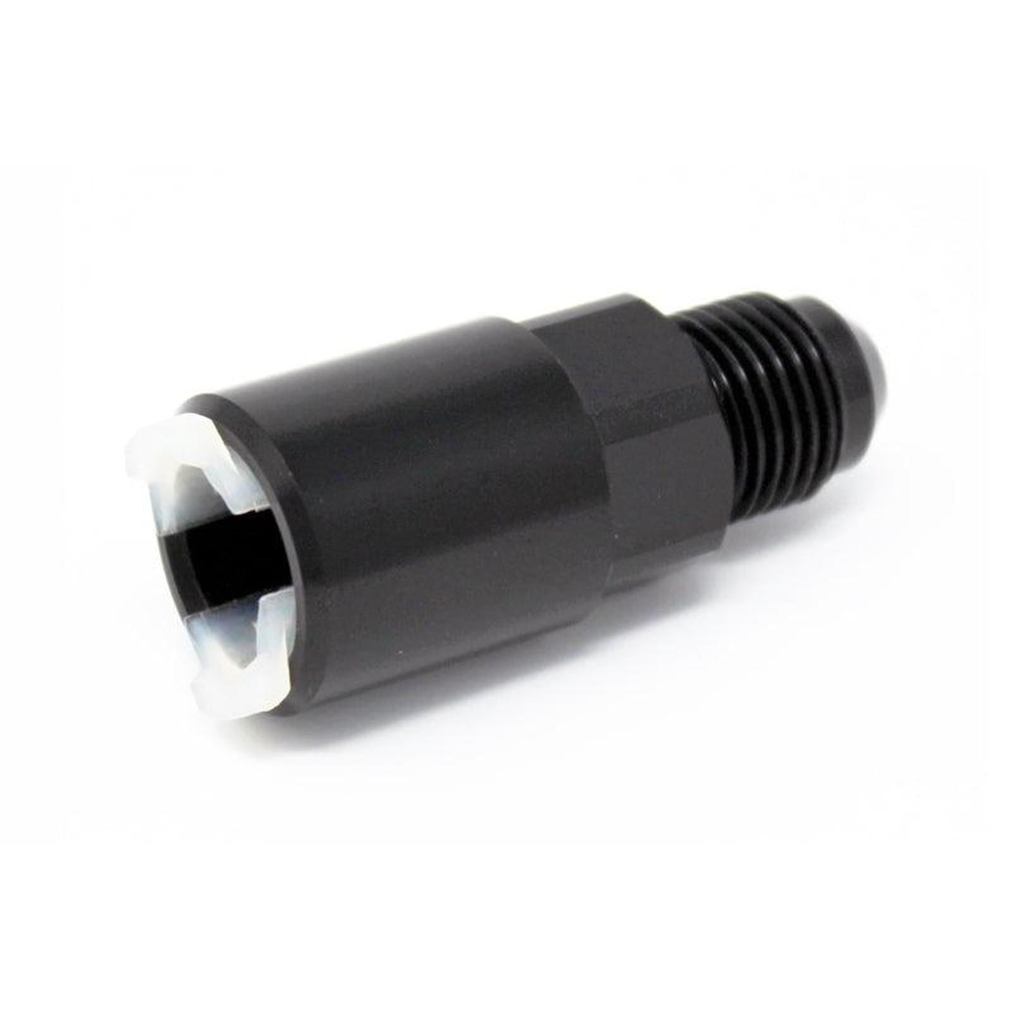 Torque Solution Push-On Quick Disconnect Adapter Fitting 5/16in SAE to -6AN Male Flare | TS-FTG-009