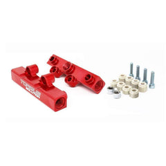 Torque Solution Top Feed Fuel Rails Red V2 Subaru WRX 02-14 / STI 07-21 / LGT 07-12 / FXT 06-13 | TS-SU-400R.2