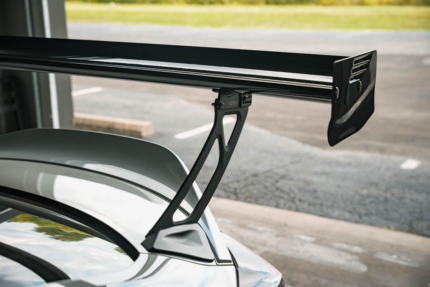 Verus Bottom Mount UCW Rear Wing Kit w/ CF End Plates Subaru BRZ / Toyota GR86 2022-2026 | A0790A-CRB