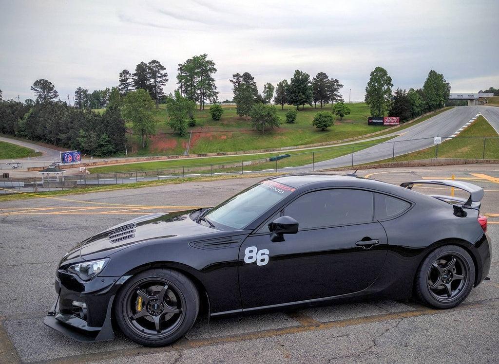 Verus Engineering Front Splitter Endplates Gloss Clear 13-20 BRZ / 13-16 FRS / 17-20 GT86 | A0040A-GLOSS