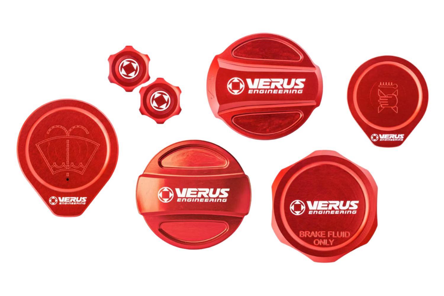 Verus Full Car Cap Kit Red RLA Style Subaru BRZ / Toyota GR86 2022-2026 | A0762A-RED-RLA
