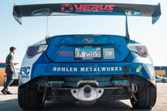 Verus Swan Neck UCW Rear Wing Kit w/ Carbon Fiber End Plates FR-S / GT86 / BRZ 2013-2020 | A0783A-CRB
