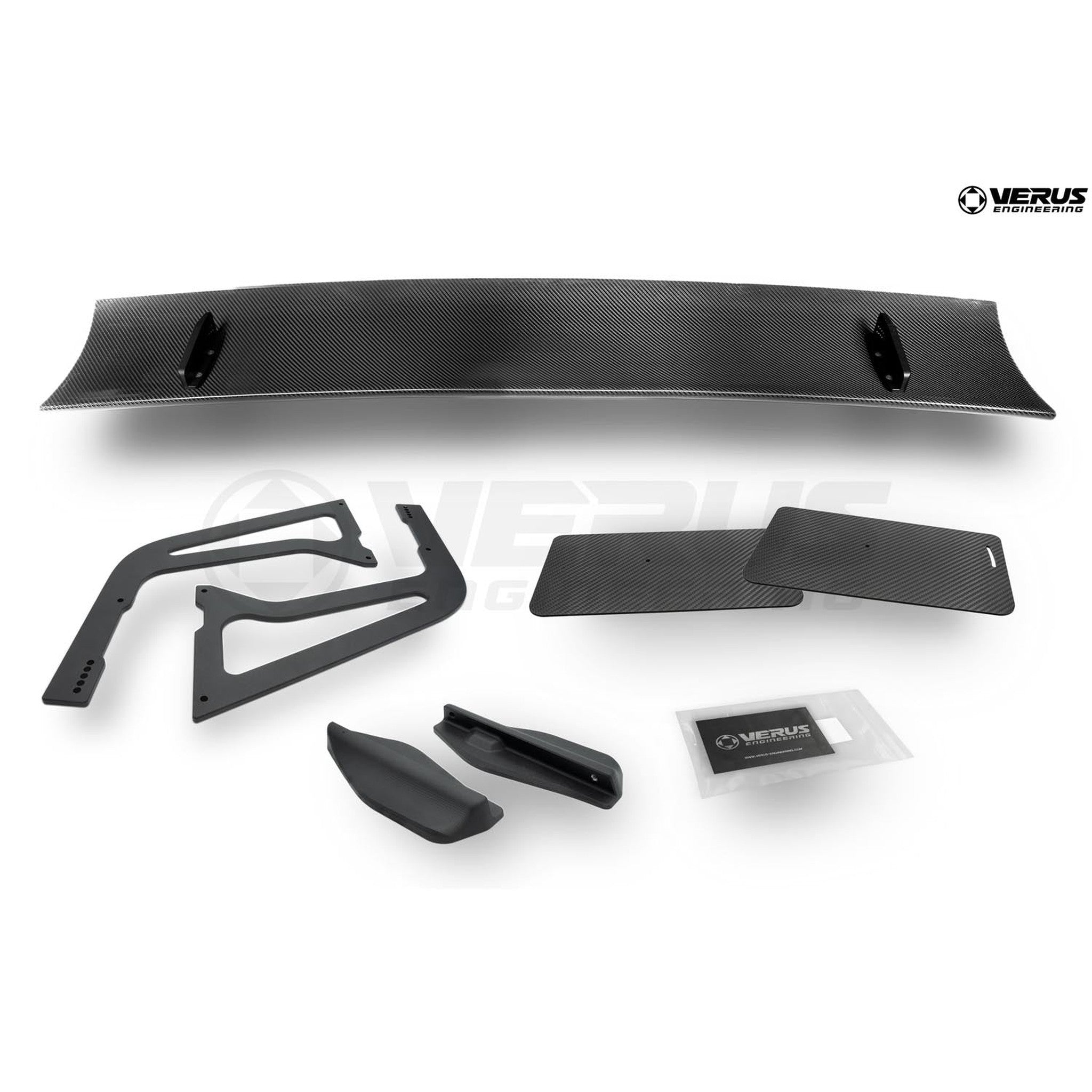 Verus UCW Rear Wing, Carbon Endplate Subaru WRX 2022-2026 | A0551A-CRB