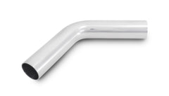 Vibrant 60 Degree Bend Aluminum Elbow Tube Polished Tube OD: 2 CLR: 2.5" Leg Length: 6" | 2814