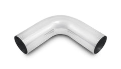 Vibrant 90 Degree Bend Aluminum Elbow Tube Polished Tube OD: 4" CLR: 5" Leg Length: 2.5" | 2876
